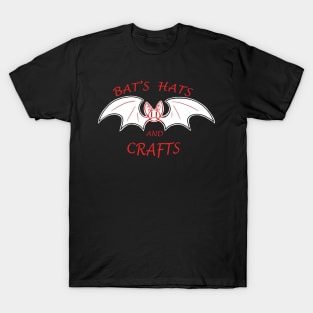 Bat's Hats and Crafts Etsy Logo T-Shirt